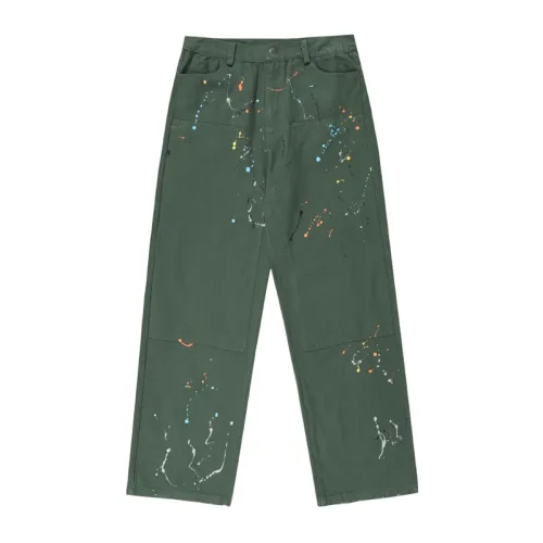 Trendy Spray Paint Ink Trousers