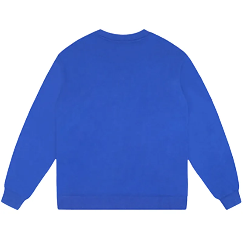 Three dimensional Pulp Letter Printing Crewneck Sweatshirt-5
