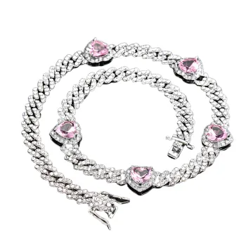 Zircon Cuban Chain Necklace