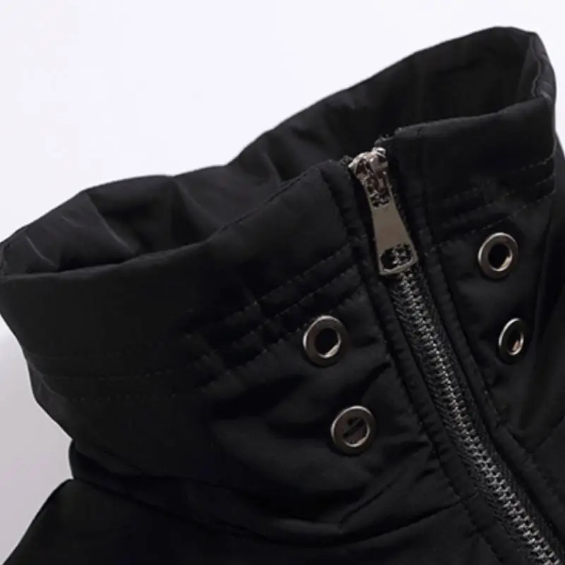 Multi Pocket Hardware Decorative Jacket-3