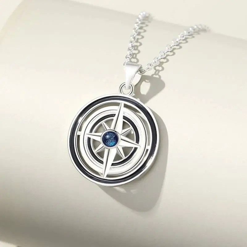 Sterling Silver Six pointed Star Necklace-2
