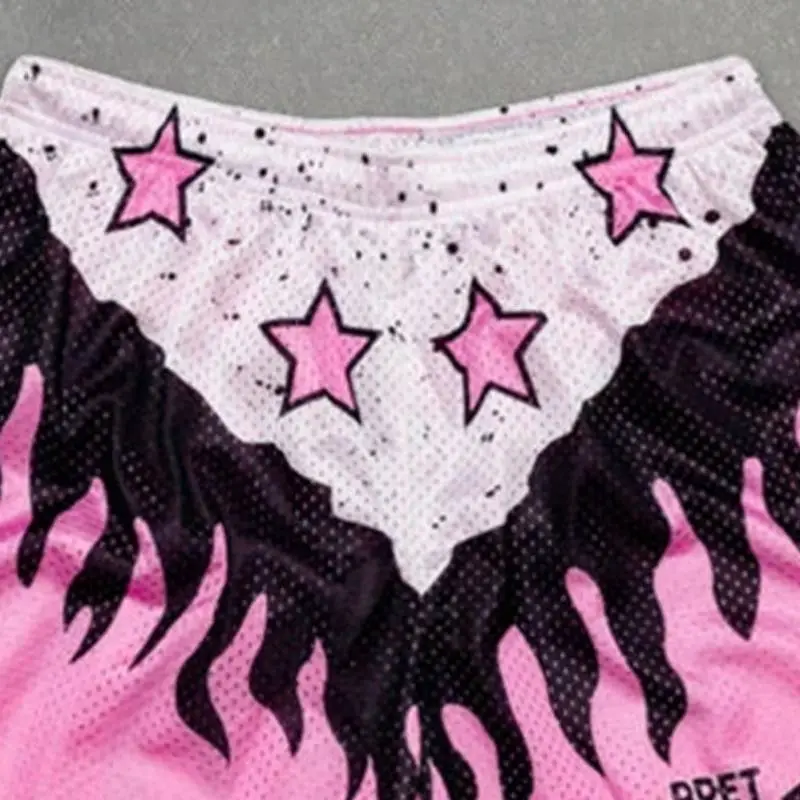 New Hip Hop Printed Basketball Shorts-1