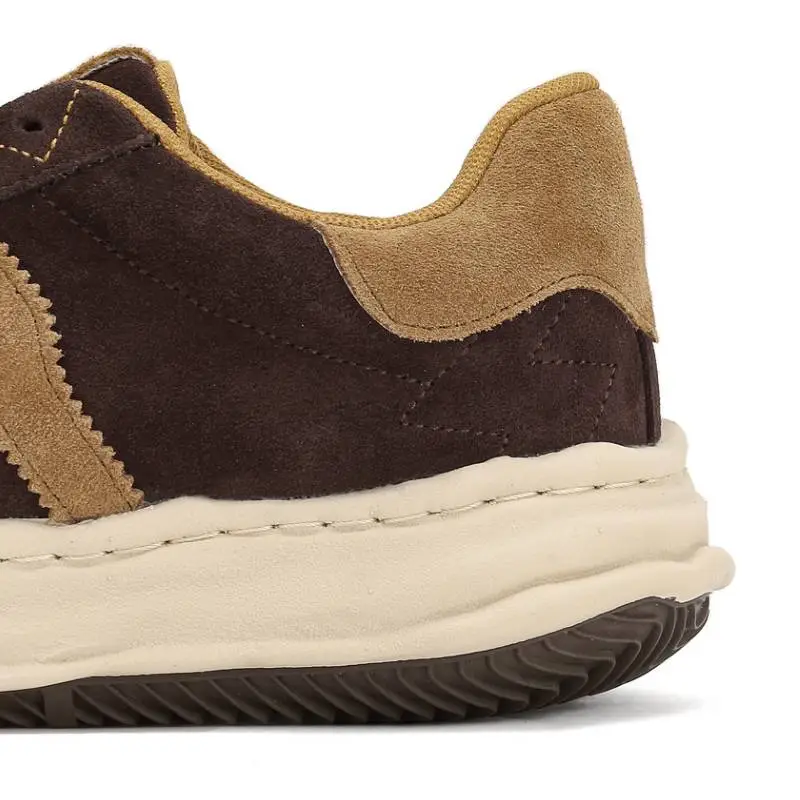Retro Thick Bottom Low Top Shoes-5