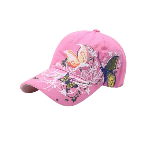 Sequins Butterfly Embroidered Baseball Cap