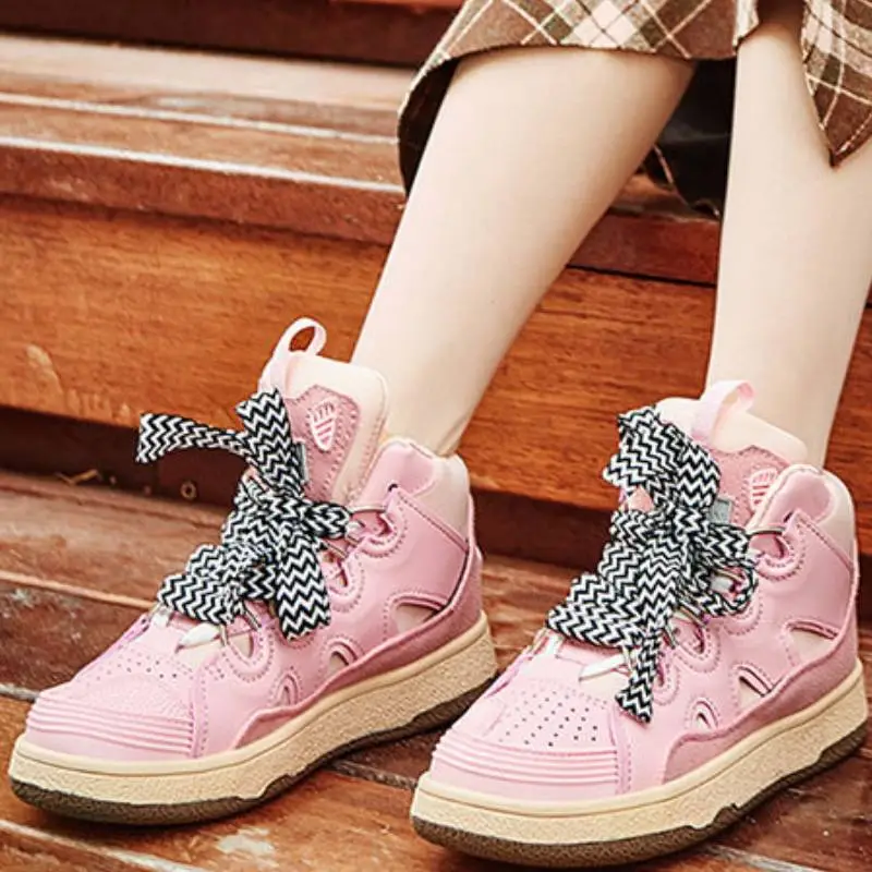 High Top Trendy Casual Board Shoes-2