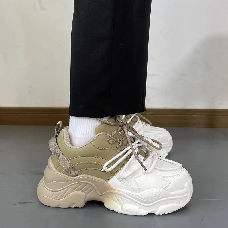 Ins Style Sneakers with Height Boost-1