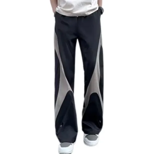 High Street Loose Wide-leg Straight Casual Pants