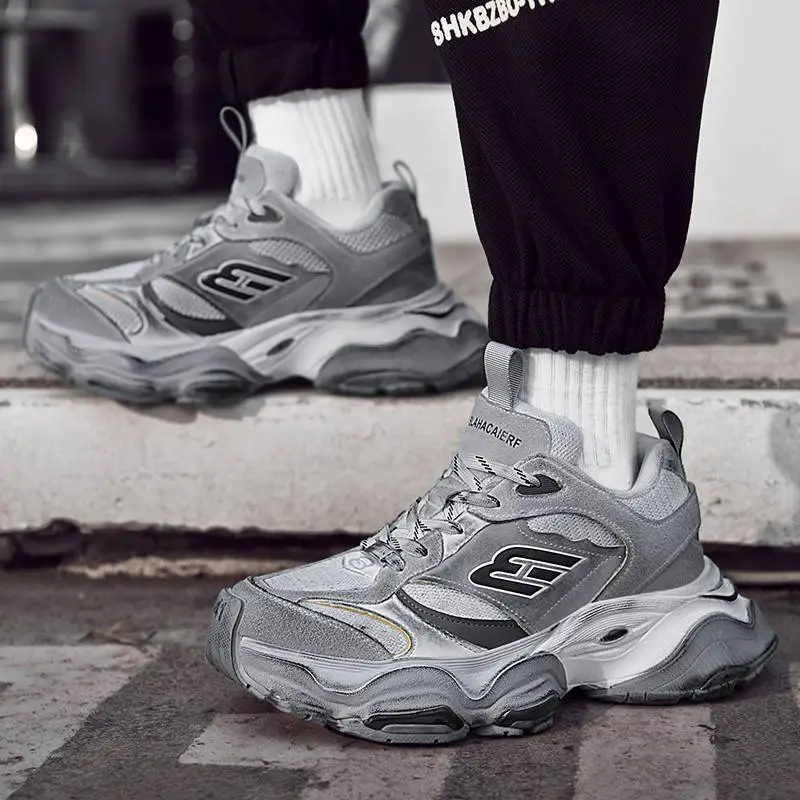 Retro Thick Bottom Trendy Brand Casual Sneaker-1