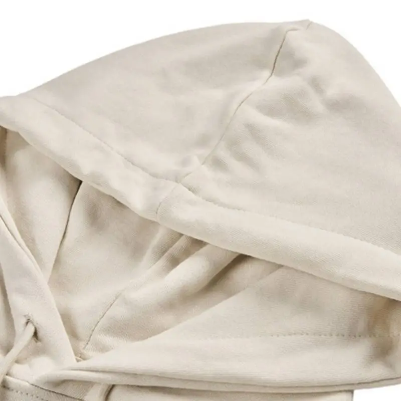 Flower Printed Loose Side Slit Pocket Hoodie-7