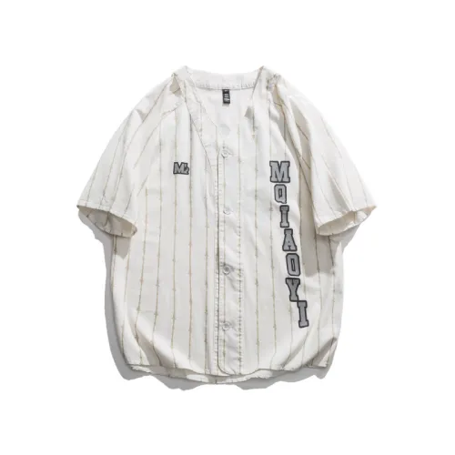 Casual Trendy Stripe Baseball Shirt