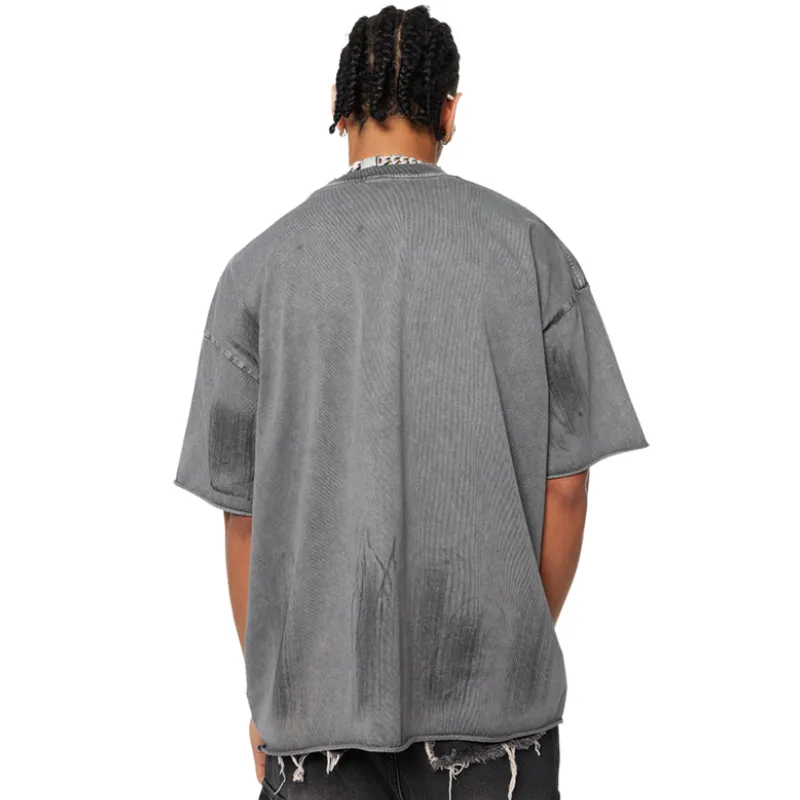 Trendy Wash Vintage T Shirt-9