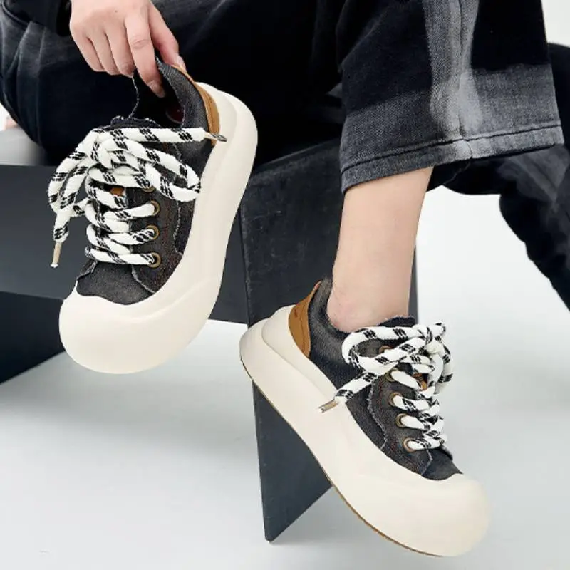 Versatile Thick Soled Canvas Shoes-6