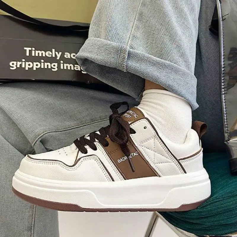 Niche Casual Platform Height Increasing Bread Shoes-1