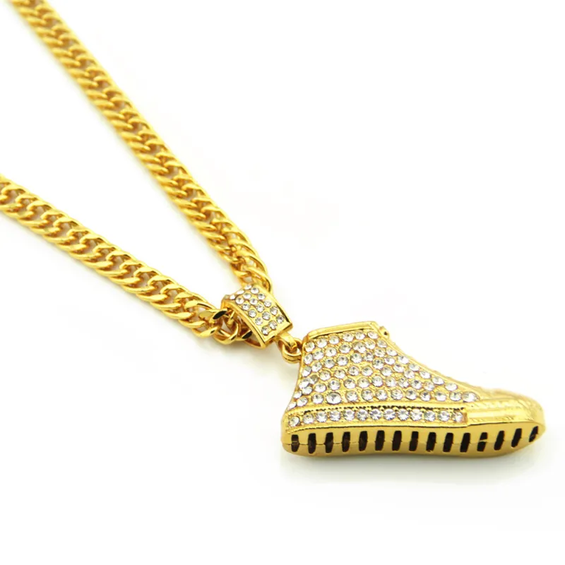 Hip Hop Alloy Pendant Necklace-3