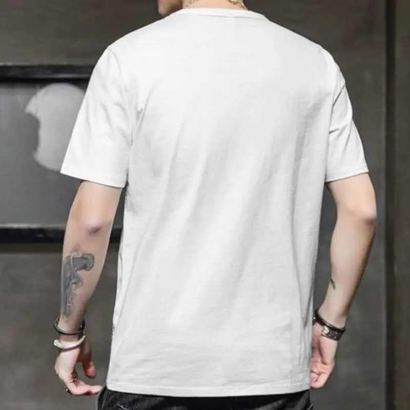 New Trendy Short Sleeved T Shirt   Casual Large Size Two Sets-7