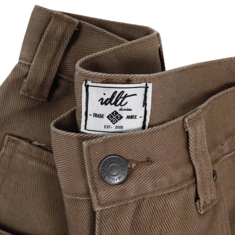 Vintage Loose Tapered Washed Casual Pants-3
