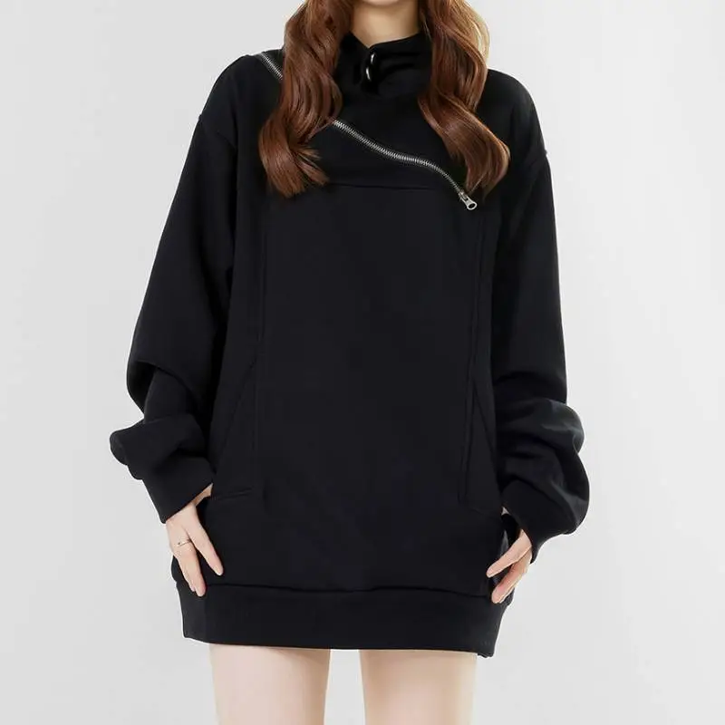 Zipper Design Hoodie-8