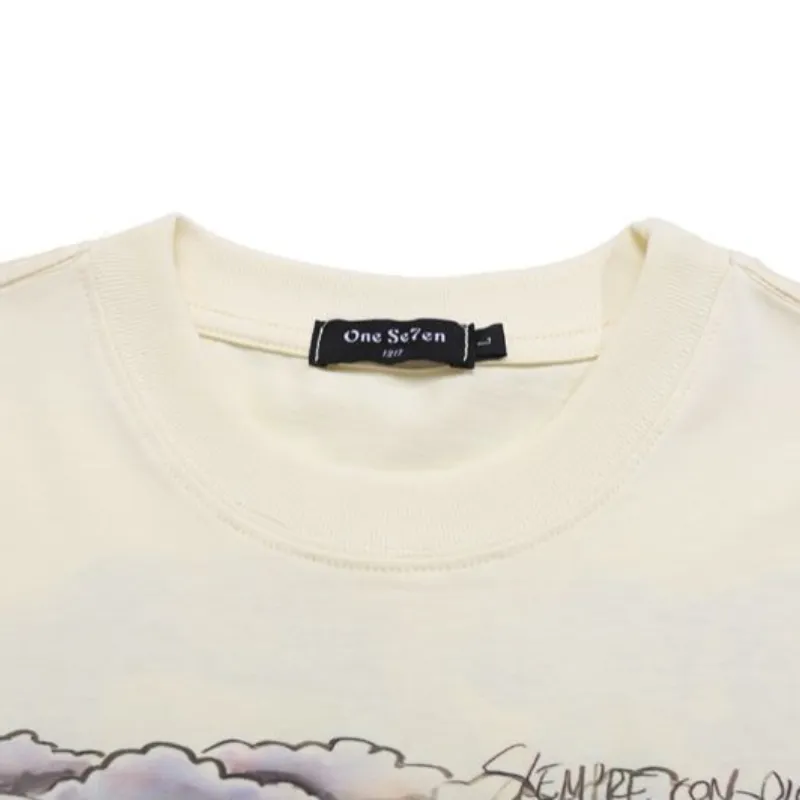 Oversize Graffiti Long Sleeved T Shirt-12