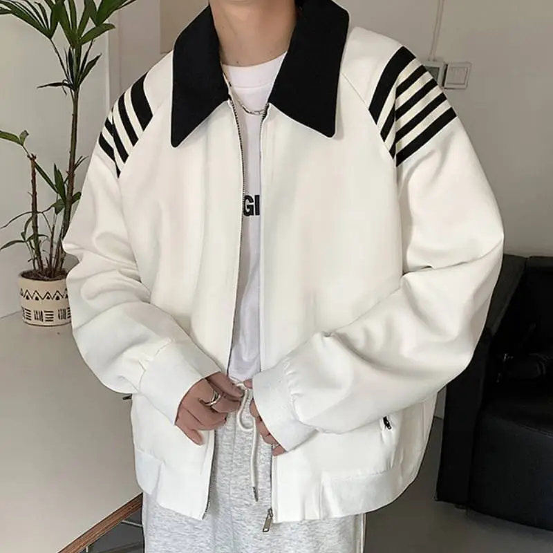 Loose Patchwork Jacket-4