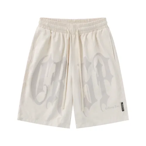 Gothic Alphabet Printed Casual Shorts