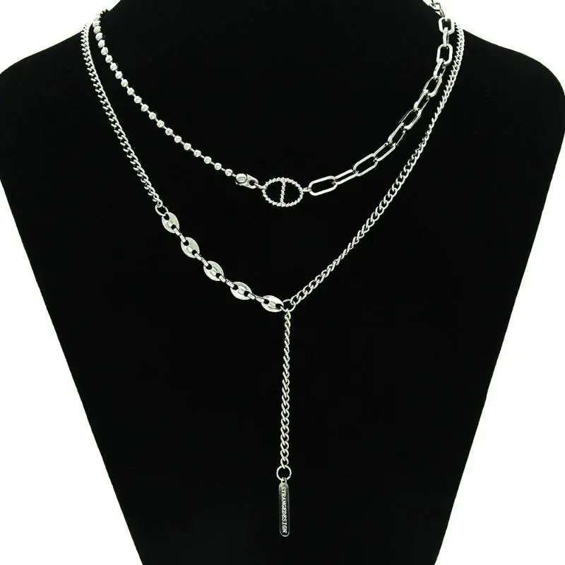 Trendy Double Layer Necklace-1