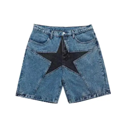 Star Patchwork Jorts