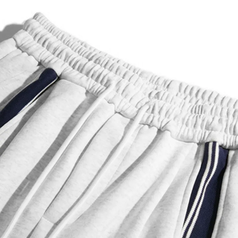 Street style Drawstring Jogger Pants-2
