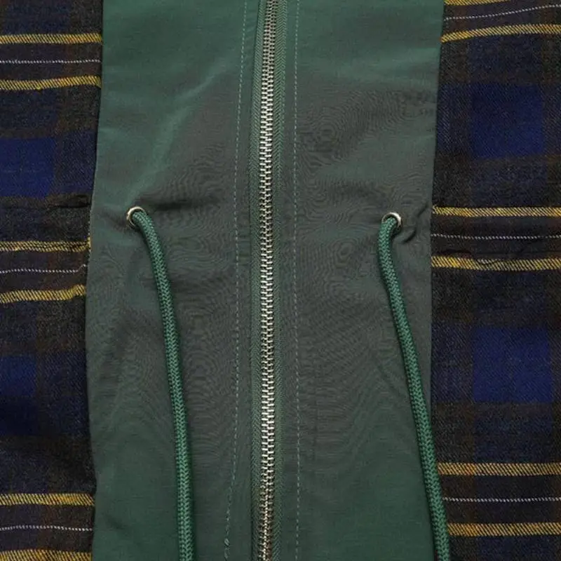 Stand Collar Zipper Coat-9