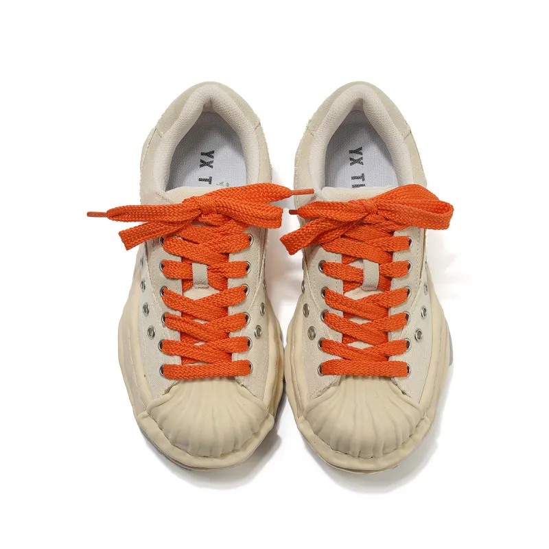 Stitching Retro Thick Bottom Shoes-3