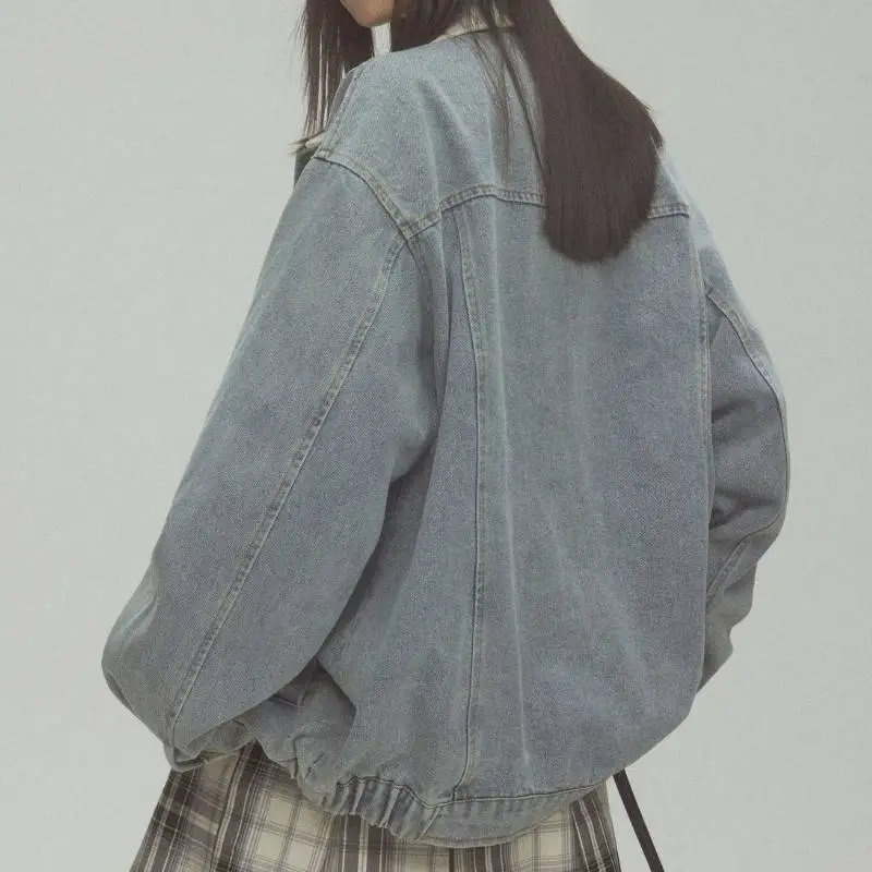 Retro Contrast Color Jacket-7