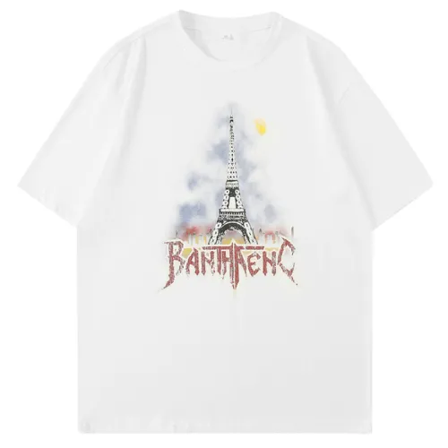 Trendy Iron Tower Printed T-Shirt