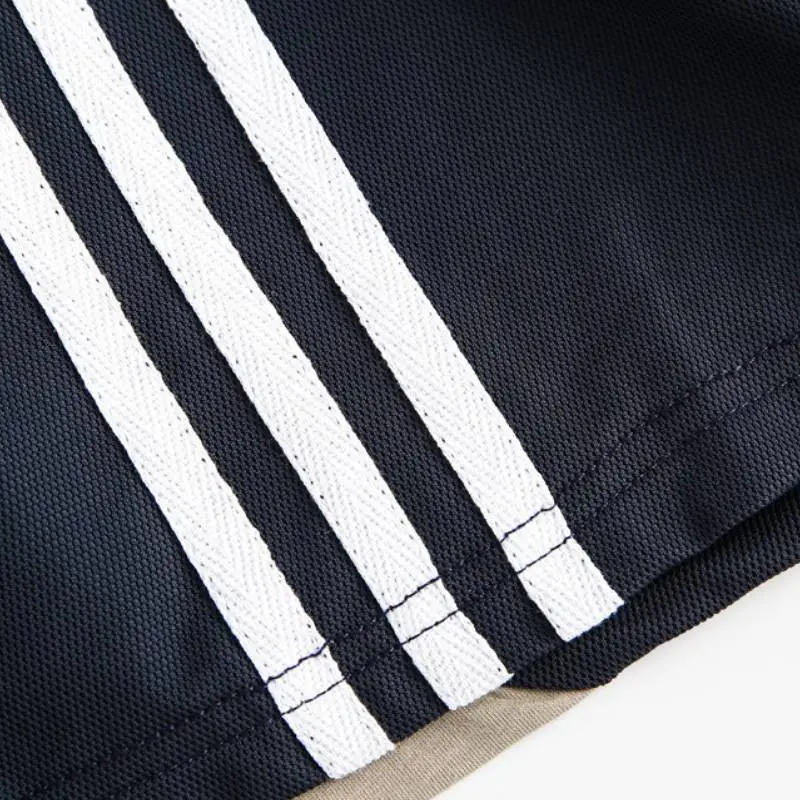 Three Color Striped T Shirt-5