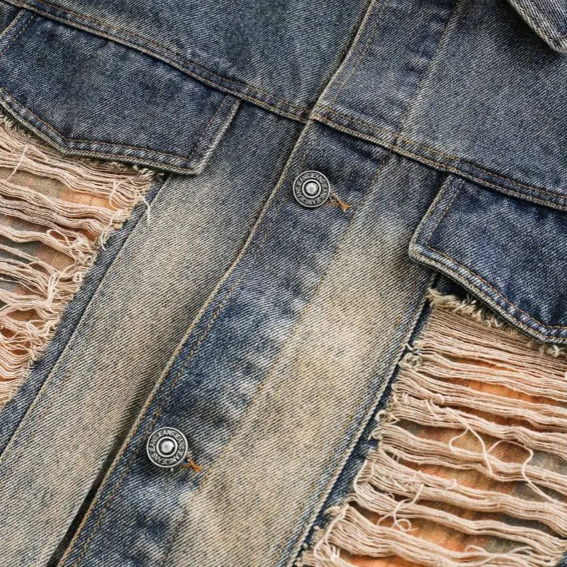 Retro Spice Tooling High Street Denim Jacket-6