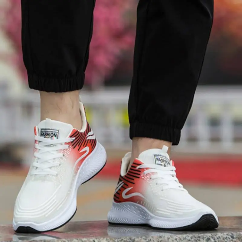 Men's Shoes 2023 New Summer Mesh Fashion Breathable Running Shoes Men's Casual Sneaker Cross border Foreign Trade-2