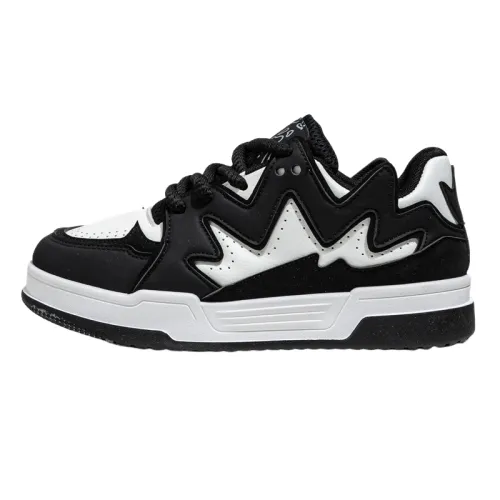 Black and White Casual Sports Shoes