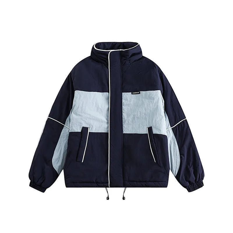 Street Trend Thickened Cotton padded Jacket-7