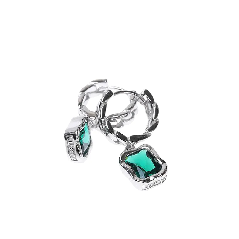 Trendy Brand Hip Hop Earrings-1