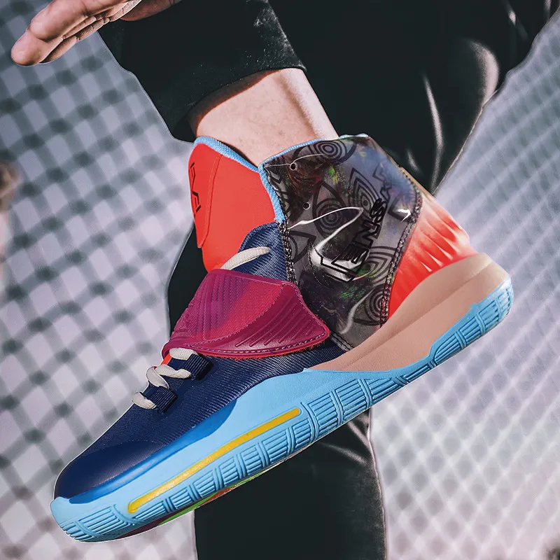 Trendy Mid High Top Basketball Shoes-5