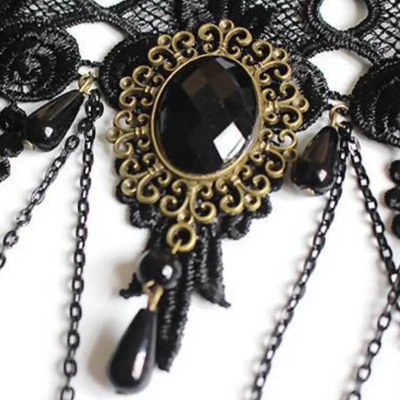 Punk Lace Necklace-2