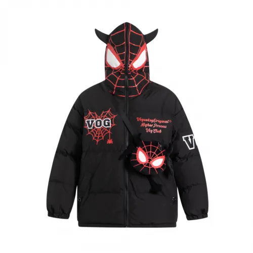 High Street Spider Embroidered Hooded Jacket