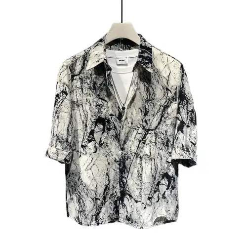 Ice Silk Floral Shirt