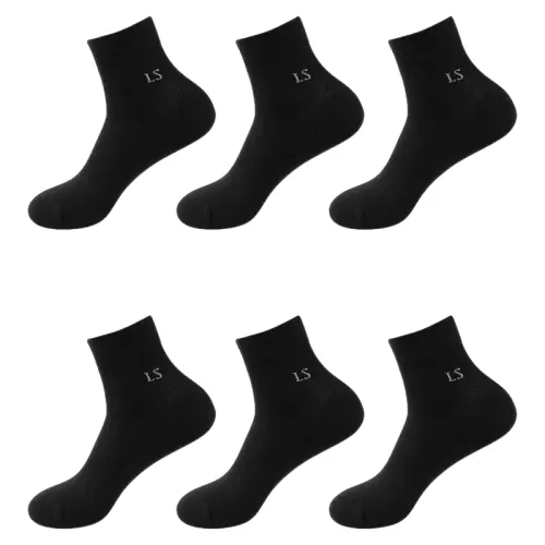 Casual Plain Mid-Calf Sock