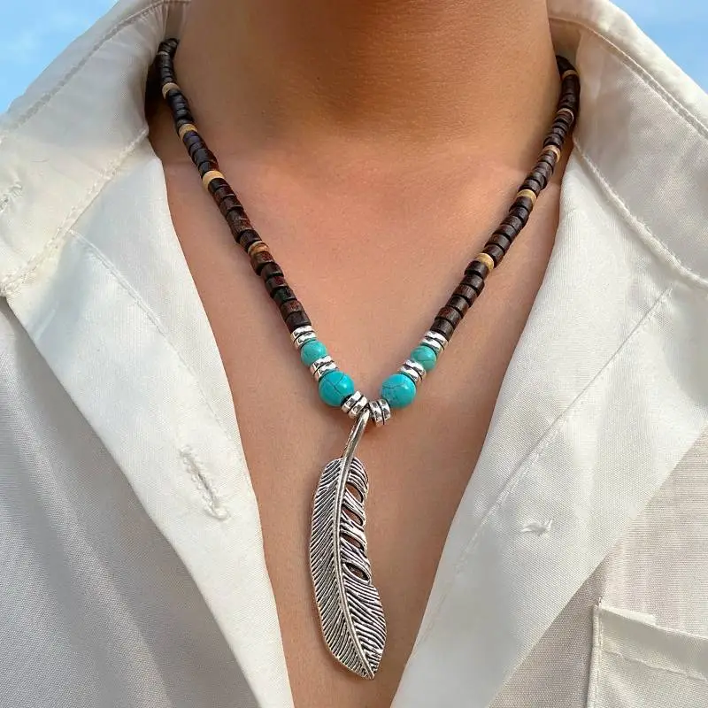 Wooden Beads Necklace-1