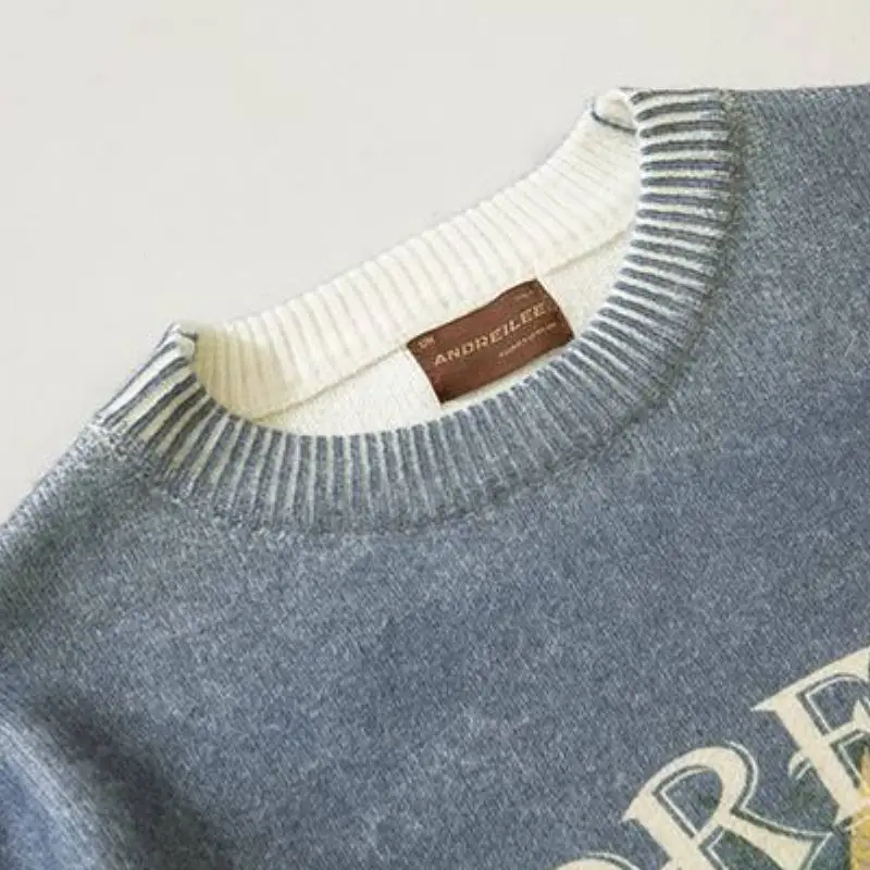 Letter Long Sleeve Knitwear-4