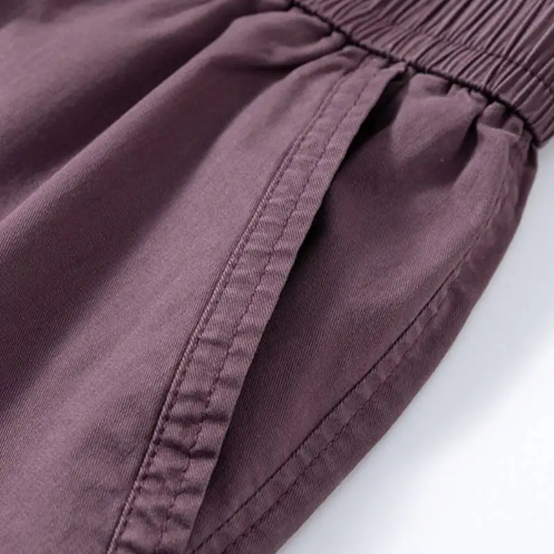 Loose Casual Cargo Pants-8