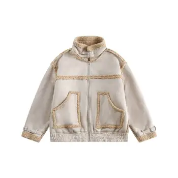 Retro Lambswool Thickened Cotton padded Jacket