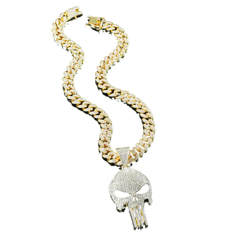 Skull Cuban Pendant Chain-3