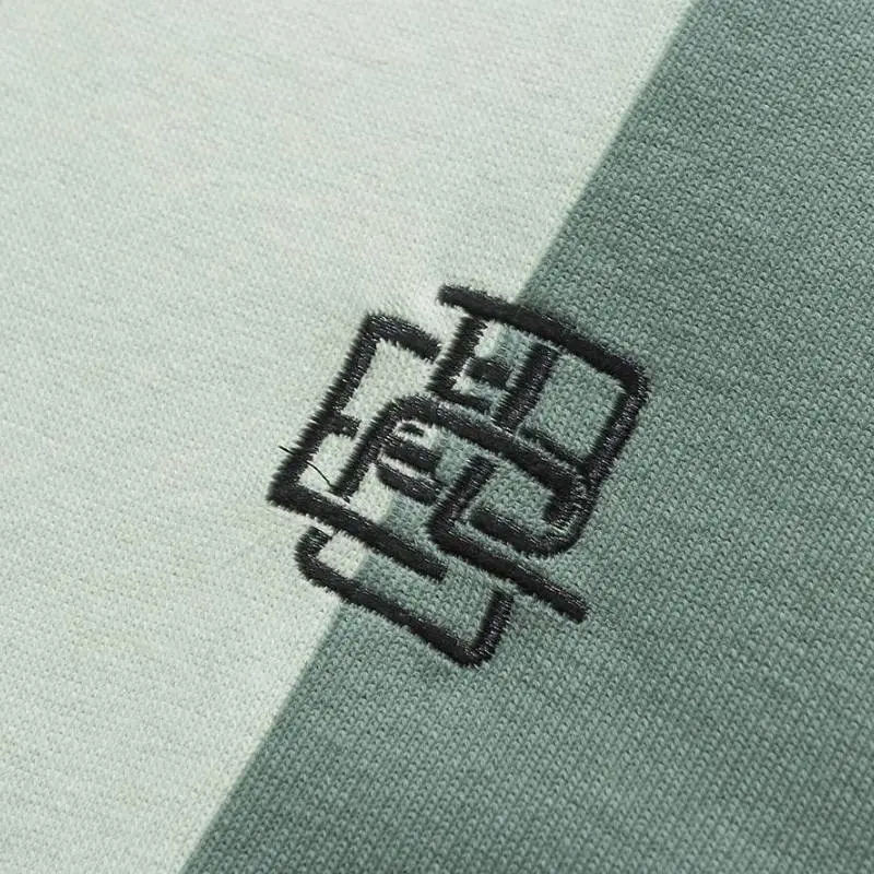 Lefan Retro Contrast Color Polo Shirt-3