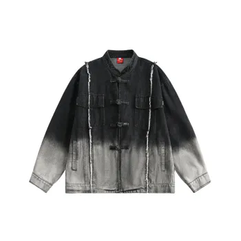 Gradient Washed Denim Jacket