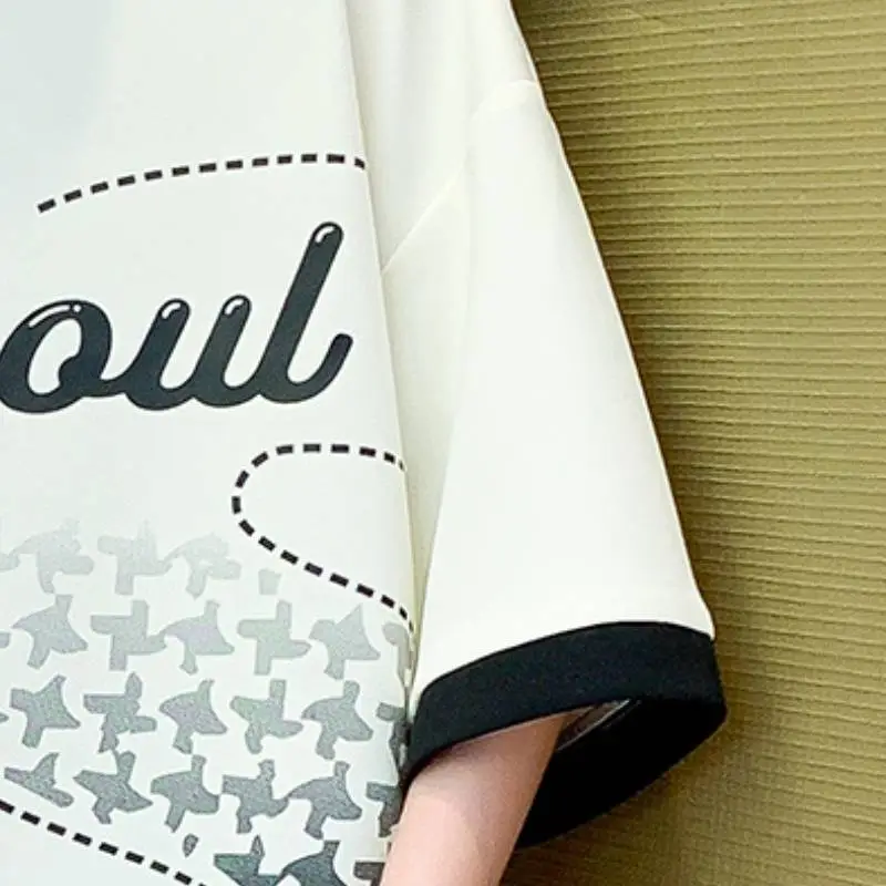 Trendy Short Sleeved Sports Suit-7